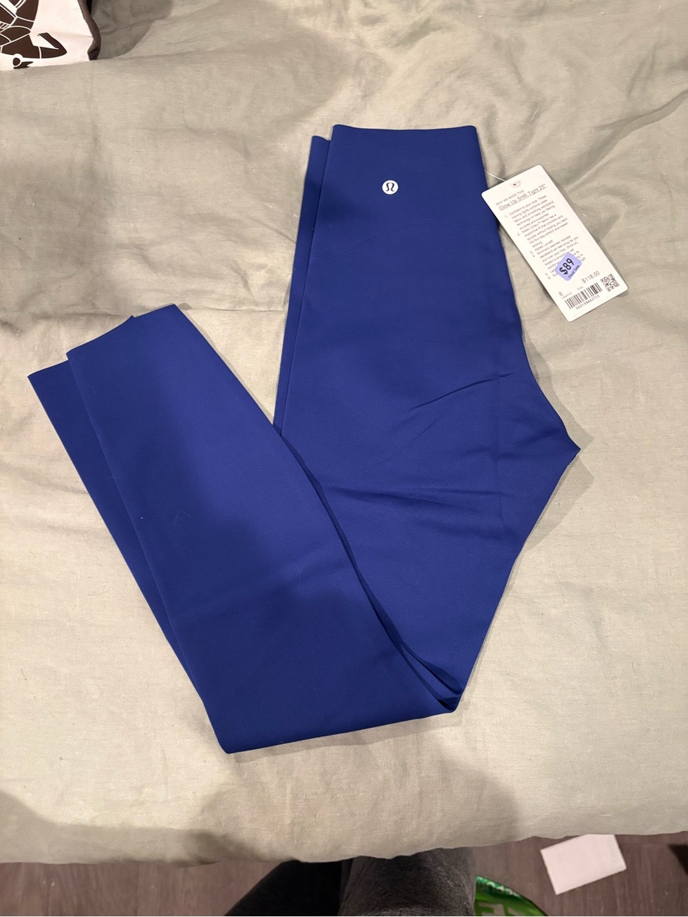 Lululemon Glow Up SHR Tight 25" in Club Blue